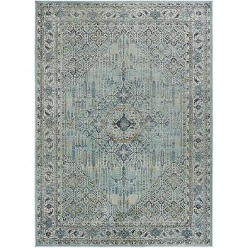 ATTICGO Alfombra de Interior Estilo Mosaico en Beige