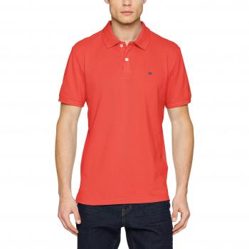 TOM TAILOR Herren Poloshirt NOS Basic Polo, Plain Red 4481