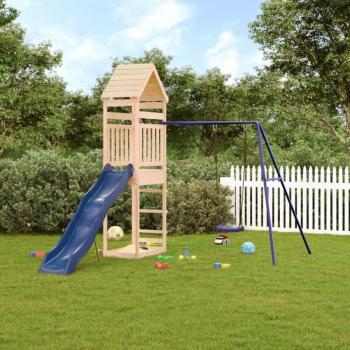 Balançoire et Toboggan Bois de Pin – Aire de Plein Air