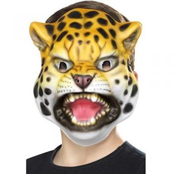 Smiffys Leopard-Maskenschnur – Unisex, Gelb-Schwarz, One Size (46970)
