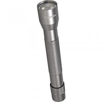 Linterna LED Varta Multi con 2 Pilas AA y 30 Lumens Incluidos, Aluminio