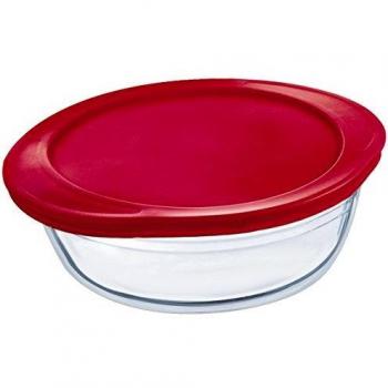 Red 1L OCUISINE Round Cook‑Store Container