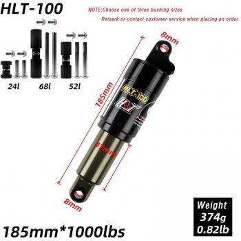 HTL100 Olie Lente Hydraulische Schokdemper voor Mountainbike 125mm/150mm/165mm/185mm