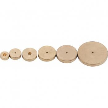 Brass Leather Tool Set: 6 Essential Pieces for DIY Projects