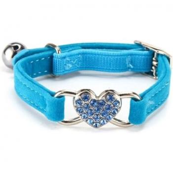 Collar decorativo para gatos y perros pequeños con campana
