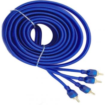 Câble audio stéréo 5 mètres cuivre pur double blindage
