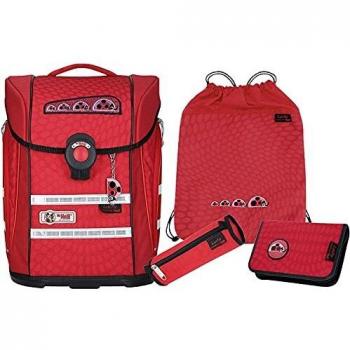 Schulranzen‑Set McNeill Ergo Primero – Mädchen‑Edition, 4‑teilig – Rot