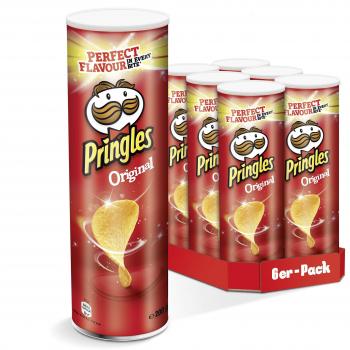 Pringles Classic Salz – 6x200 g Pack