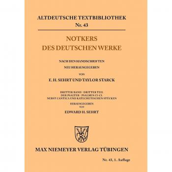Notkers des Deutschen Werke