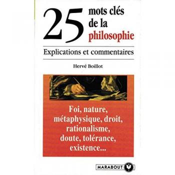 Hervé Boillot 25 Mots Clés De La Philosophie (Mar.Cult.Gen.)