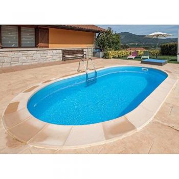 KPEOV8059 PISCINA ELLISSE OVALE INTERRATA MADAGASCAR 800x400xh150 CM