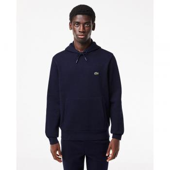 Sudadera con capucha Lacoste Cotton Eco azul claro