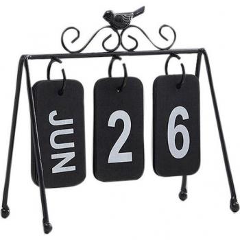 Calendrier Ins Style Oiseau en Fer