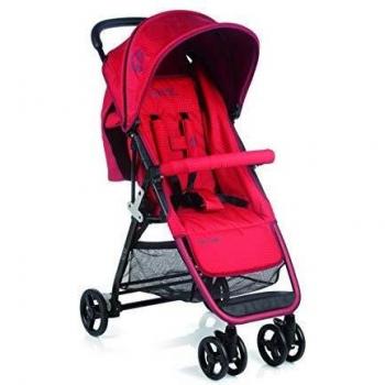 Silla de Paseo BE COOL Zas, Gran Reclinado, Ligera, para Bebés hasta 15 kg., color Escarlata