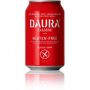 Daura 330 ml sin Gluten, lata ligera