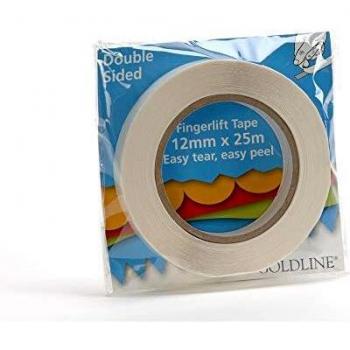 Adhésif double face transparent Goldline 12 mm x 25 m