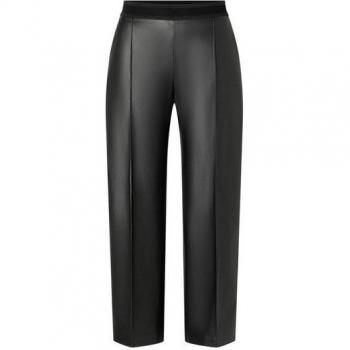 MAC Lederstoffhose CHiara – 40 f, Schwarz