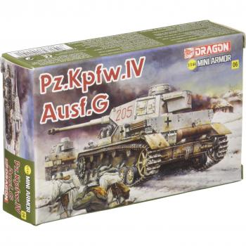Mini Dragon Armor Series: Panzer IV Type G – 1/144 German Military Model
