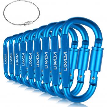 Aluminium D-Ring Karabiner mit Verriegelung