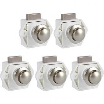 5Pcs 20Mm Cabinet Latch Buttons for RV and Caravan