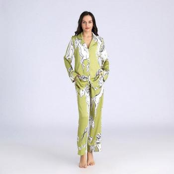 Women's Casual Silk Satin Nightwear Set