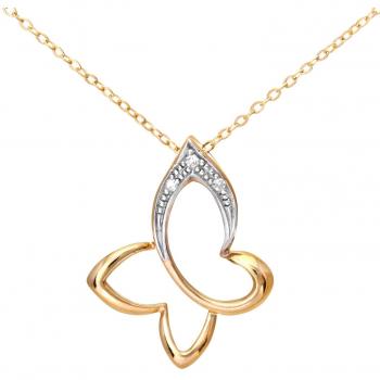 Collier Femme Naava Or Jaune 375/1000 Diamant 0.93 Gr