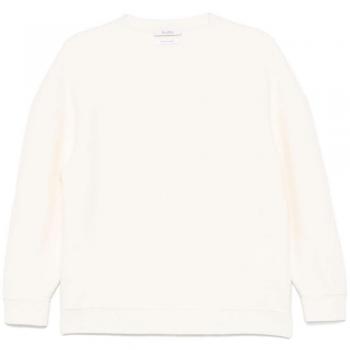 Max Mara Women's White Cashmere Blend Sweater | Size Large