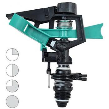 Ferrestock-Aspersor de Riego Ferrestock SEC-CIR Negro M1/2 Plástico duro