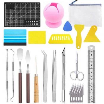 24PCS DIY Vinyl Crafting and Dried Flower Tools