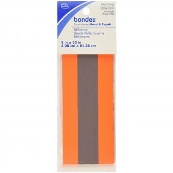 Reflect-A-Glo Iron-On Fluorescent Tape 2 x 32, Orange