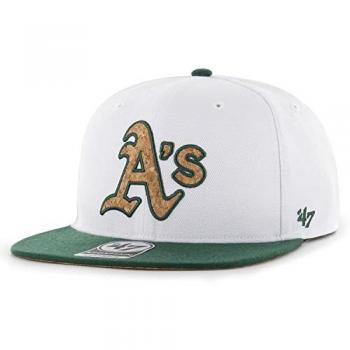 47 Brand Cap MLB Oakland Athletics Corkscrew 47 CAPTAIN B-CORKS18WBP-WH Weiß 00 Unisex
