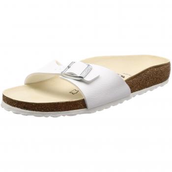 Birkenstock Madrid Sandali Unisex Bianco EU 43