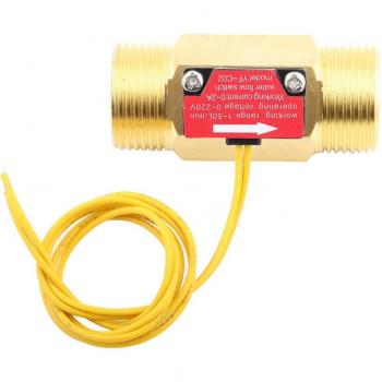 Medidor de flujo de agua YF-C02, interruptor de sensor de flujo macho G3/4in AC 0-220V