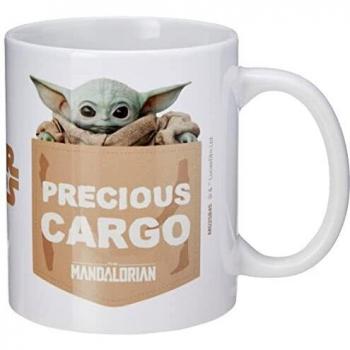 Star Wars The Mandalorian Precious Cargo White Tea Coffee Mug Boxed Gift Disney