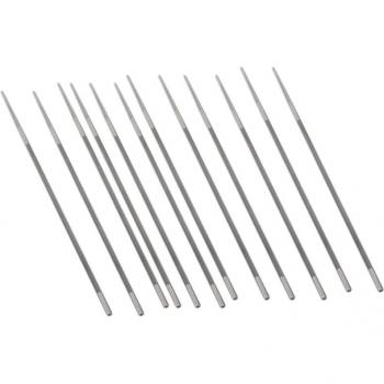 12PCS Chainsaw Round Files 3/16 Inch for Sharpening