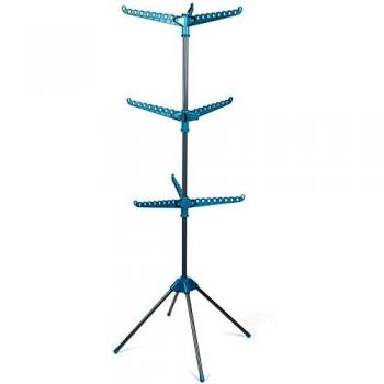 Beldray 9-Bar Clothes Airer, Suitable for Indoor & Outdoor Use, Turquoise, Max Weight 15 kg