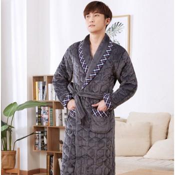 Plaid Kimono Badjas XXXL