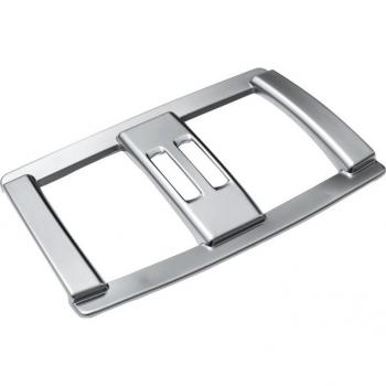 Tête de ventilation arrière chromée argent pour modèles F20‑F36