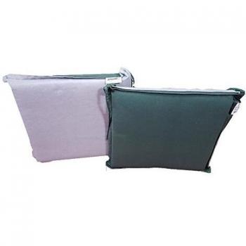 Cuscino Zippo Imbottito Verde 40x40x6 cm