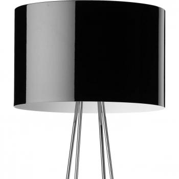 FLOS Ray F2 Stehleuchte, schwarzer Schirm, dimmbar