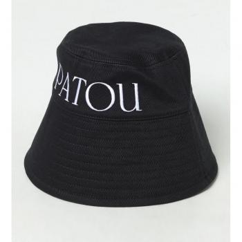 Patou Canvas Black Bucket Hat – Large (Women)