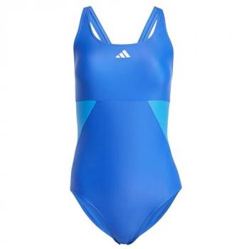 Adidas Performance Badeanzug in Königsblau mit C-Back