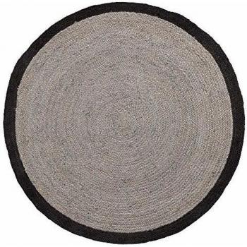 LF – Tapis Samy, gris et noir, diamètre 150 cm