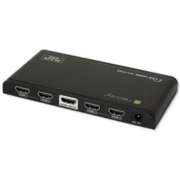Techly HDMI Splitter 4K UHD 3D Wege EDID