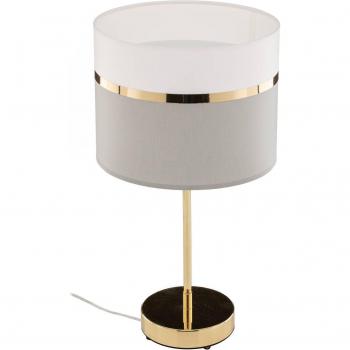Long Table Lamp White/Grey/Brass