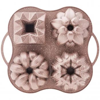 Karaca Cake Pro 4-teilige Roségold Backform
