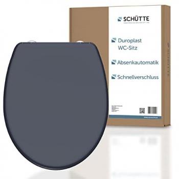 Sedile per WC Anthracite con Chiusura Soft-Close