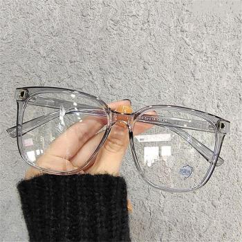 UVLAIK Transparente Runden‑Computerbrille – Damen & Herren, Blue‑Light Blocker
