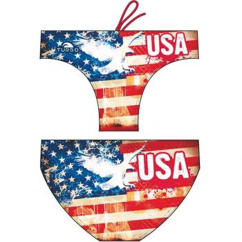 Wasserball Turbo S – USABlueRed Badehose