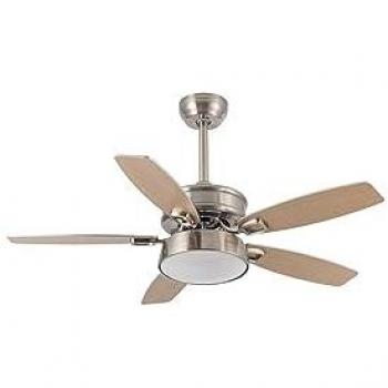 Ventilador 30W DC Braw Níquel 5 Aspas Plata/Haya con Control Remoto